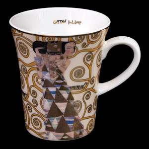 Tazzina Da Caffè Goebel Adele Bloch-Bauer – Porcellana Bone China Con Oro, 0,1L, Con Piattino