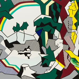 Quadro Su Tela Pop Art "Girl With Hair Ribbon" Di Roy Lichtenstein - Fumetto Americano, Stampa Francese, 40x40 Cm, Made In France