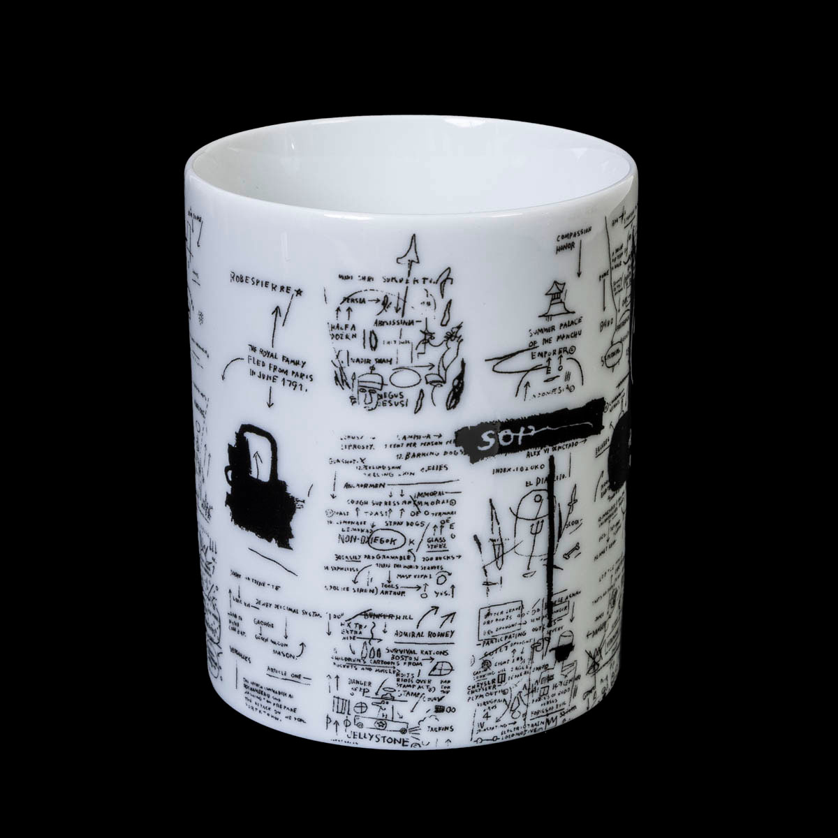 Taza Basquiat : Return of the Central Figure (1983) (detalle 1)