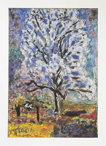 Affiche Pierre Bonnard : L'amandier en fleurs (1947)