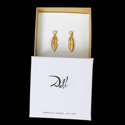Boucles d’Oreilles d’après Salvador Dali : 'Lèvres, perle'