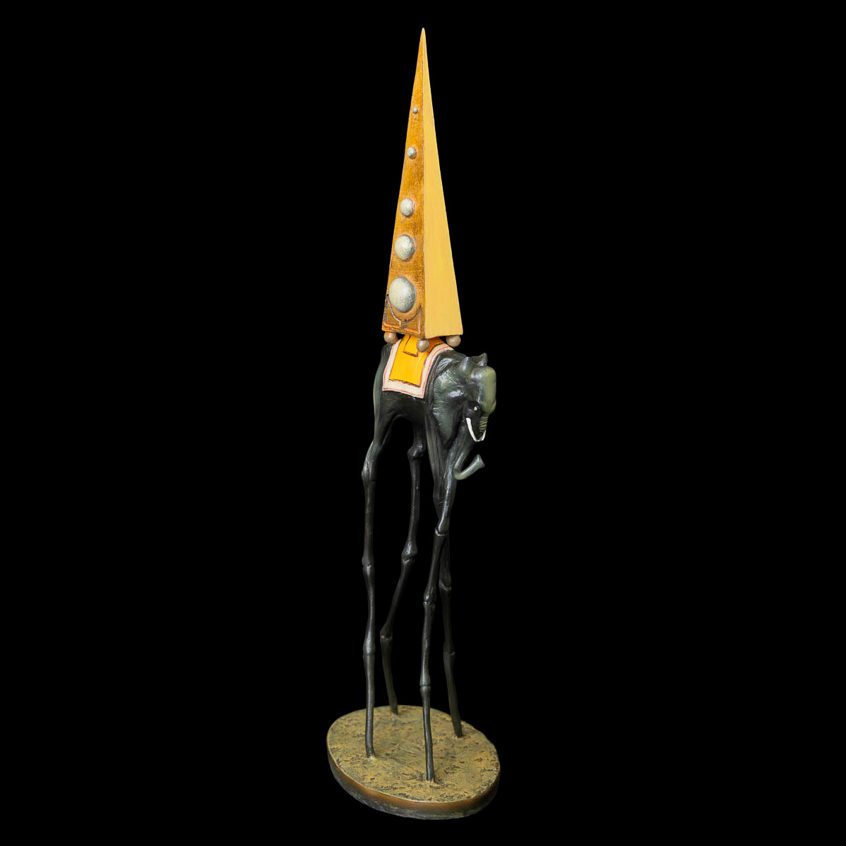 Figurine Salvador Dali : L'éléphant de la tentation de Saint Antoine (vue de profile droit)