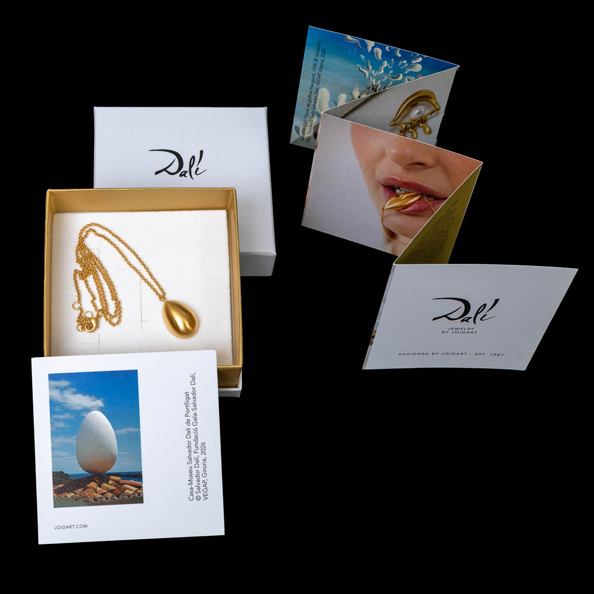 Pendentif d’après Salvador Dali : 'Oeuf' (détail n°3)