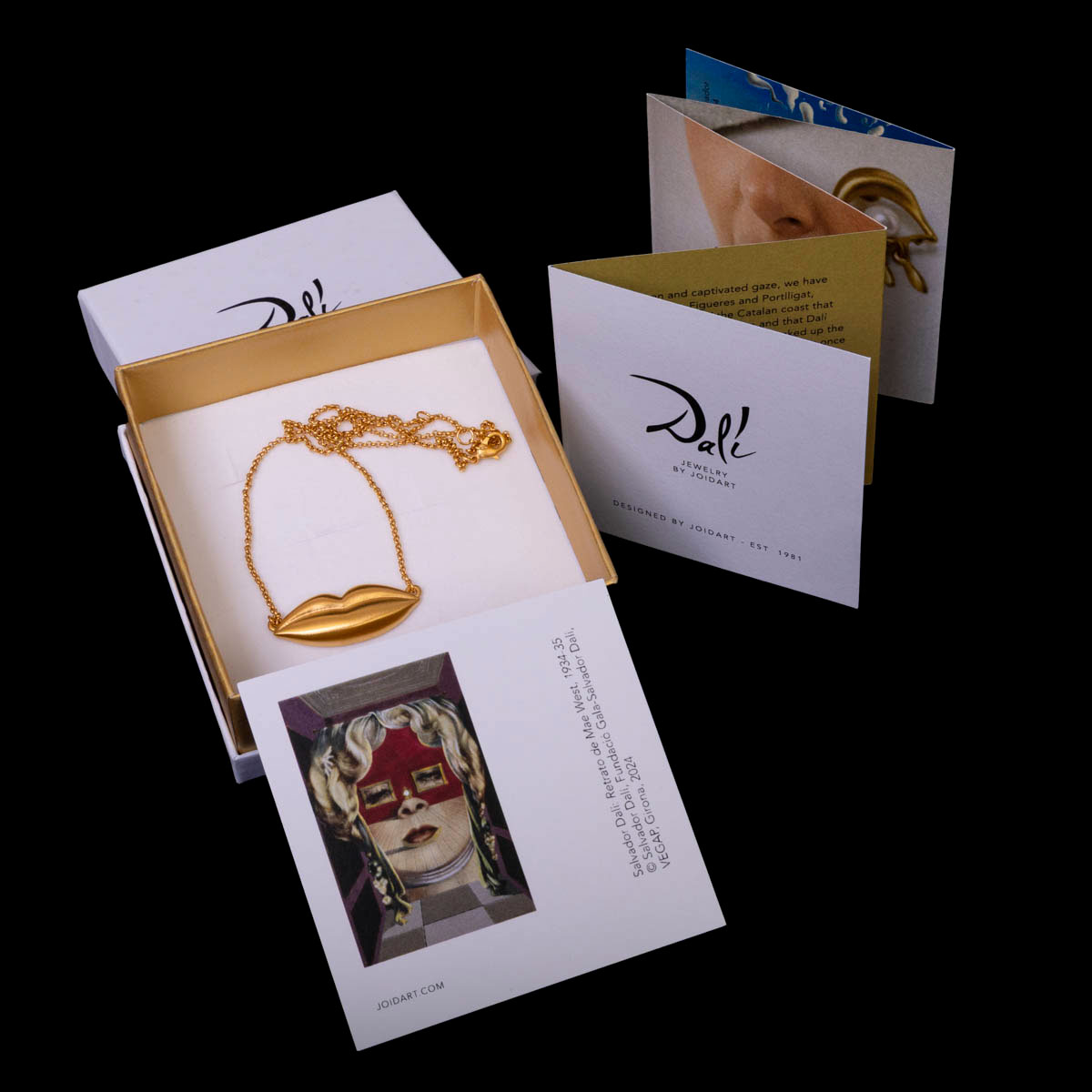 Pendentif d’après Salvador Dali : 'Lèvres' (détail n°3)