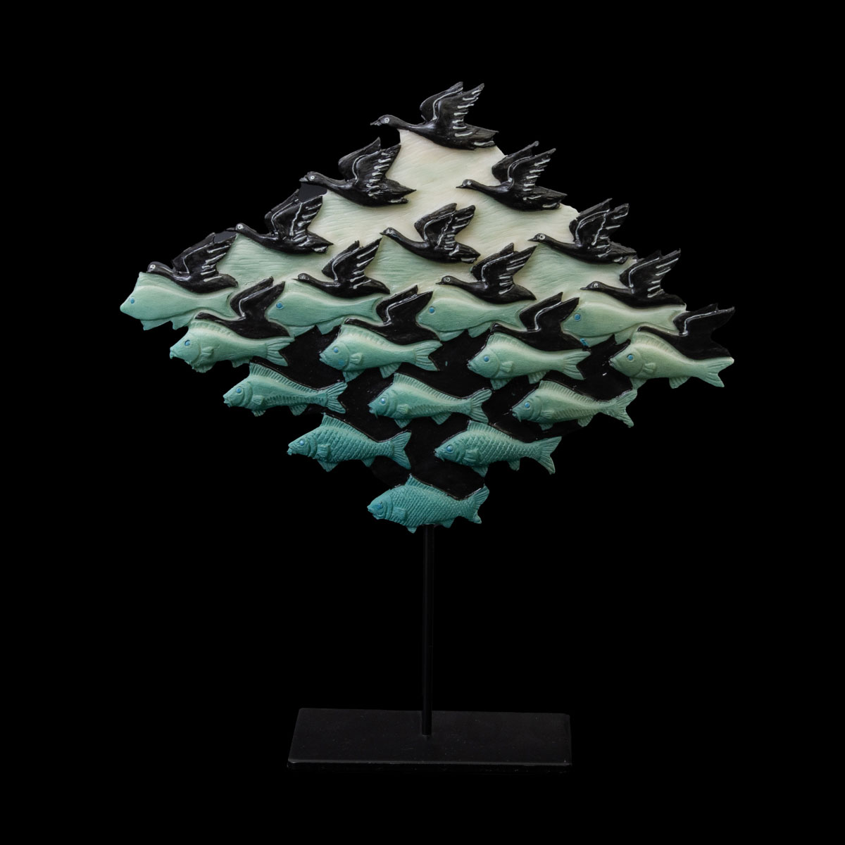 Escher Figurine: Air and Water (18 cm)
