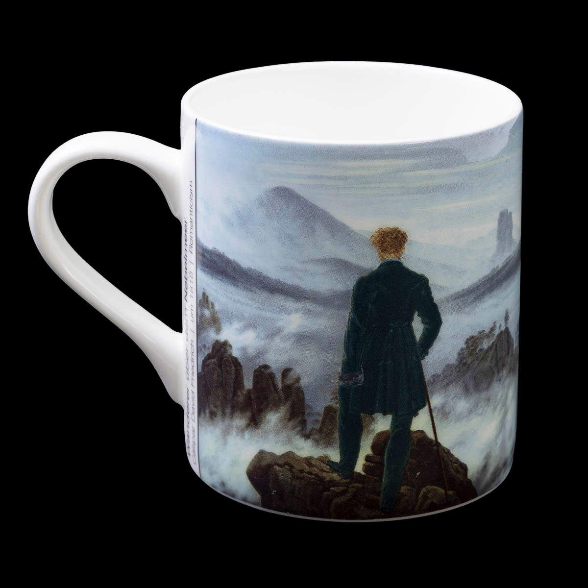 Mug Friedrich : Voyageur contemplant une mer de nuages (détail n°2)