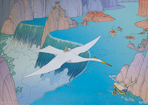 Affiche Jean Giraud, Moebius : Le Monde d'Edena - Nil's Son