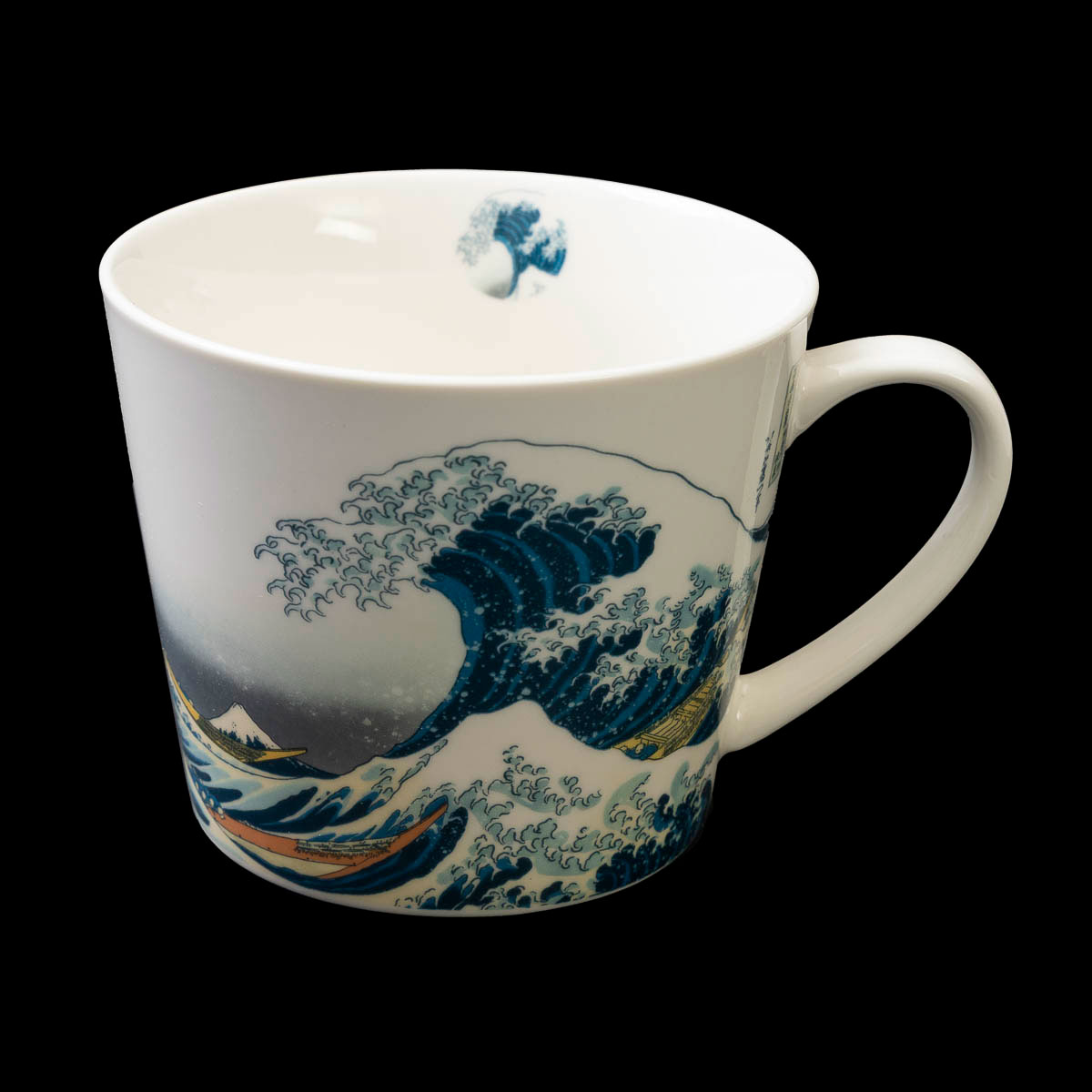 Gran taza de té Hokusai: La gran ola de Kanagawa (600 ml), detalle n°1