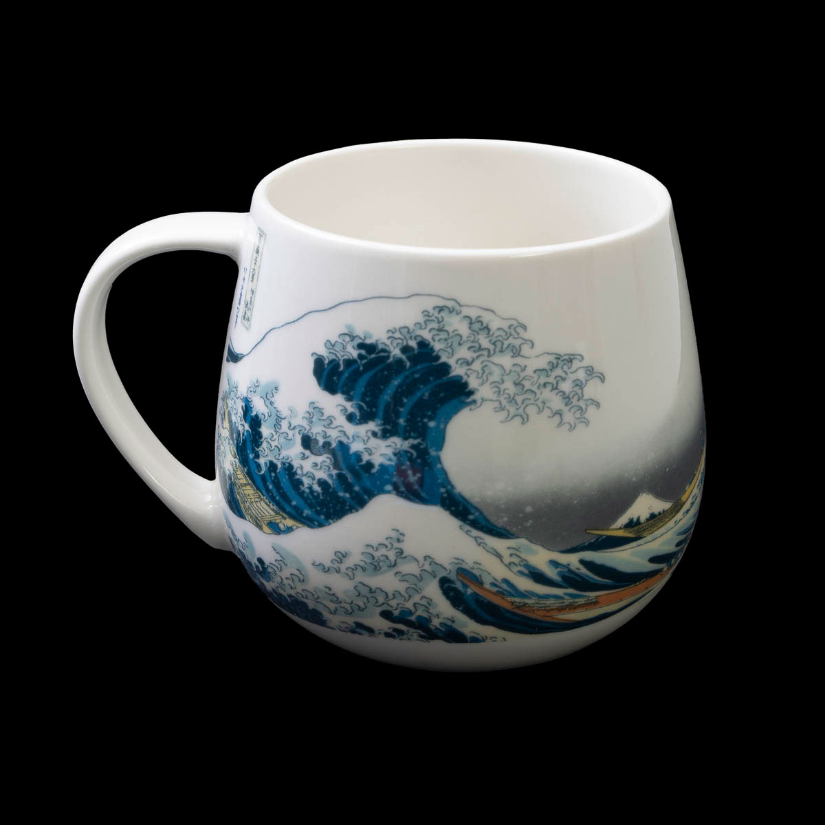 Mug snuggle Hokusai, La grande onda di Kanagawa (manico a destra)