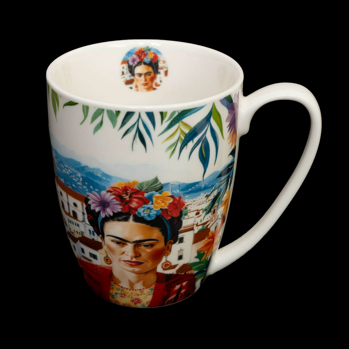 Taza Frida Kahlo: Arte Mexicano (detalle n°1)