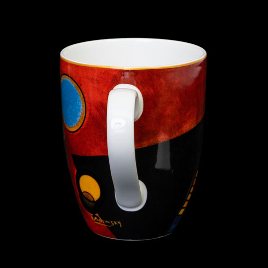 Mug Tasse Kandinsky Composition N°4 - Art Abstrait - Céramique 325ml - Neuf Avec Boîte