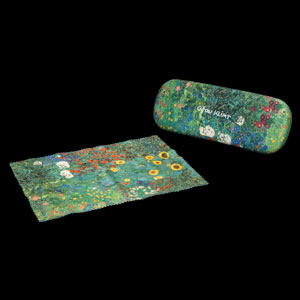 Etui à lunettes Gustav Klimt : Jardin fleuri aux tournesols