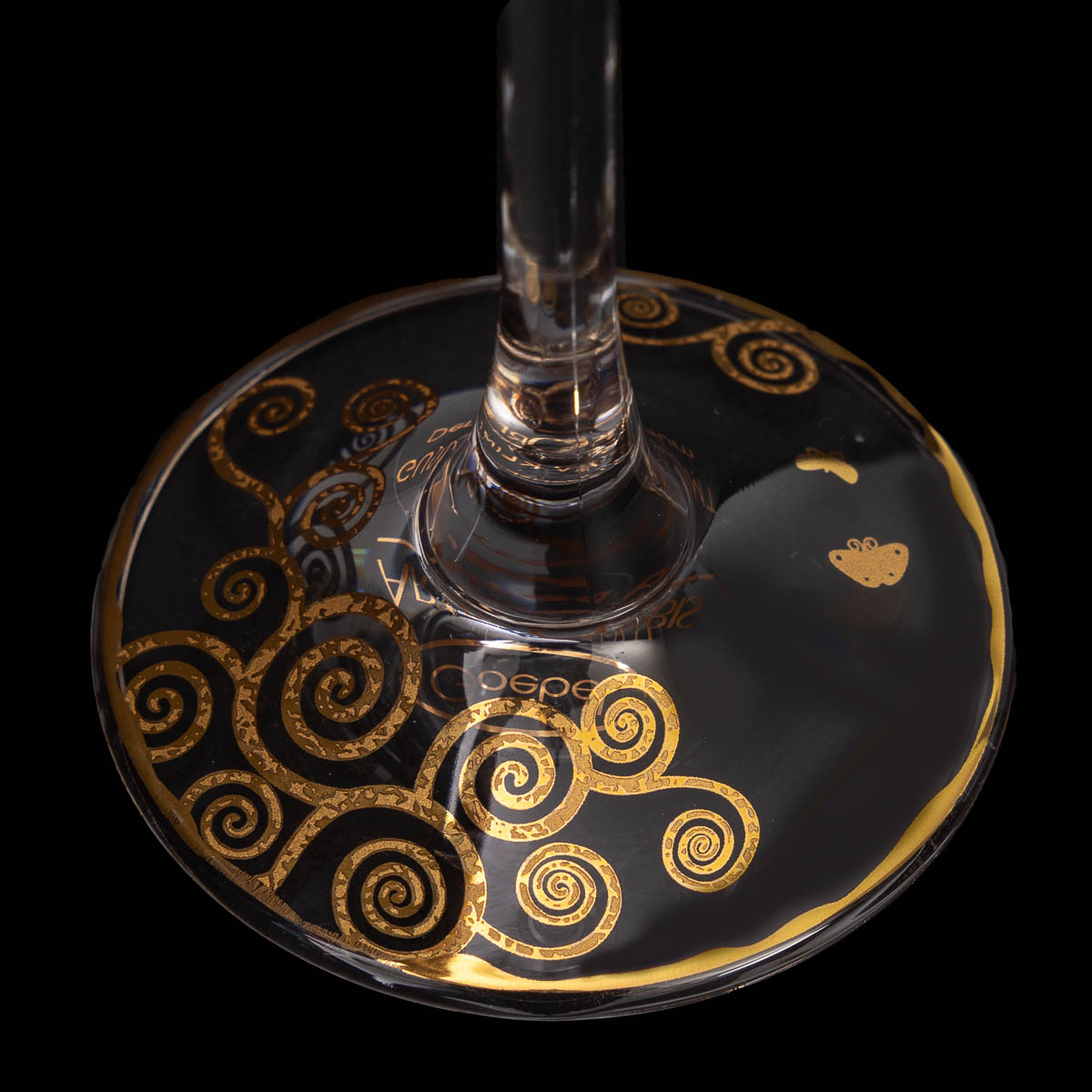 Flûte à Champagne Klimt- L'arbre de vie (pied du verre)
