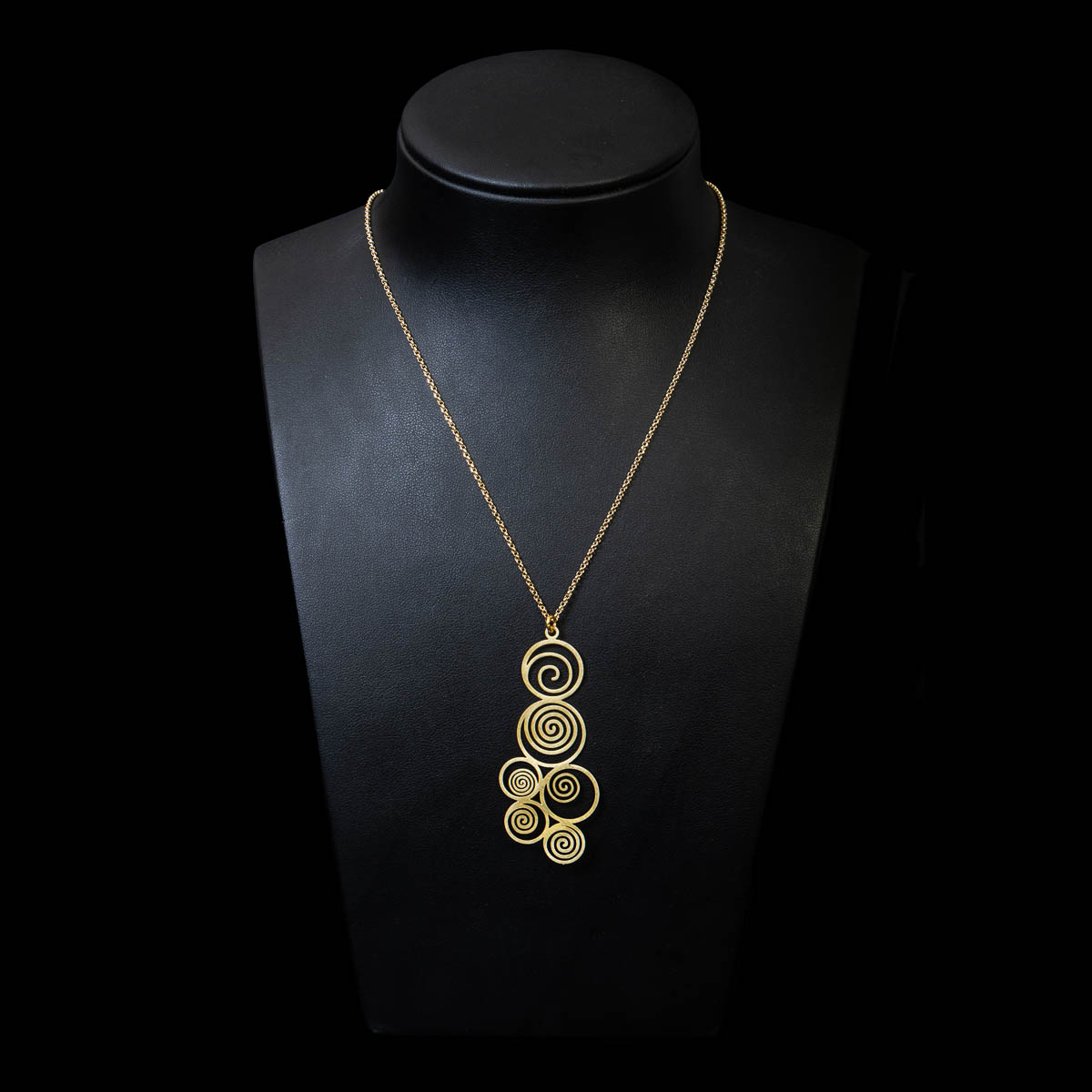 Colgante inspirado en Gustav Klimt - Espirales Art Nouveau (detalle 1)