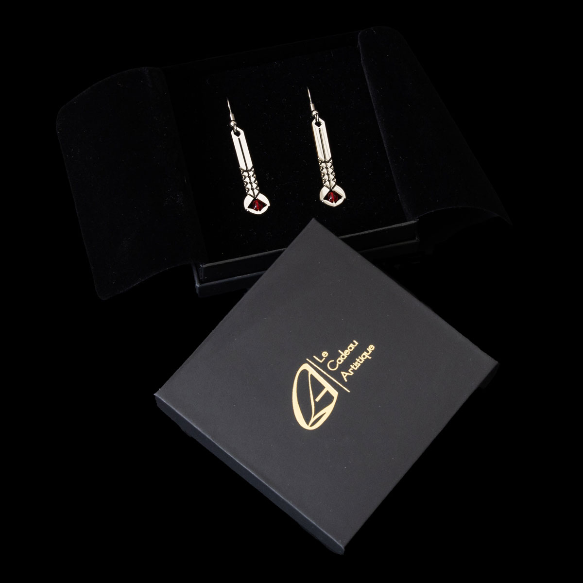 Orecchini Frank Lloyd Wright : April Showers (scatola)