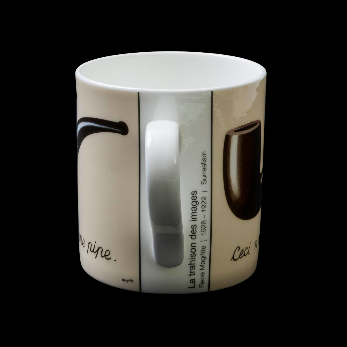 Mug René Magritte : La trahison des images (détail n°3)