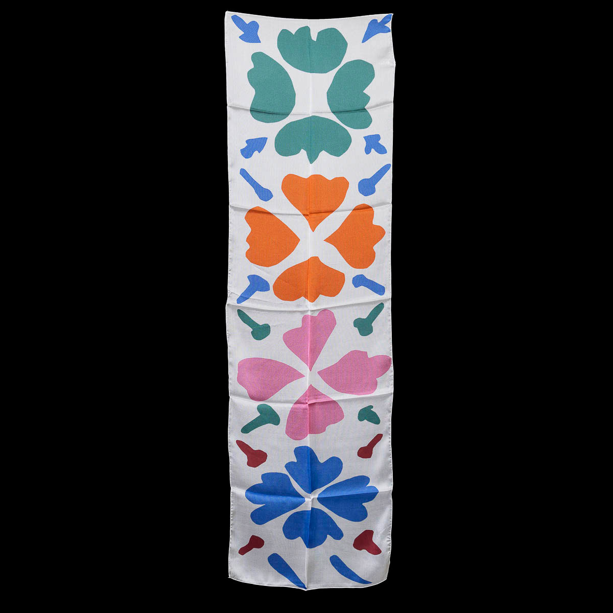 Silk scarf by Henri Matisse: Flowers and Fruits (unfolded)