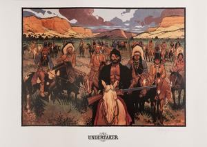 Affiche Ralph Meyer : Undertaker : Jonas et les Indiens