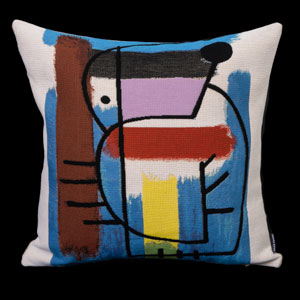Housse de coussin Joan Miro : Femme assise (1931)