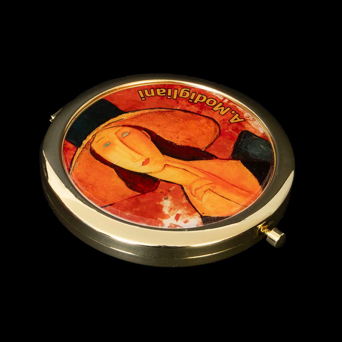 Miroir de poche Modigliani : Portrait de Jeanne Hebuterne (détail n°2)