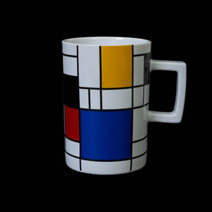 Mug Piet Mondrian : Small Fragments