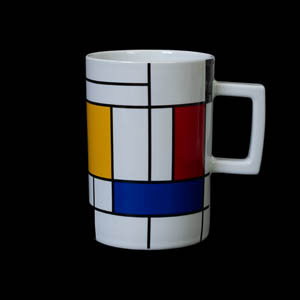 Mug Piet Mondrian : Large Fragments