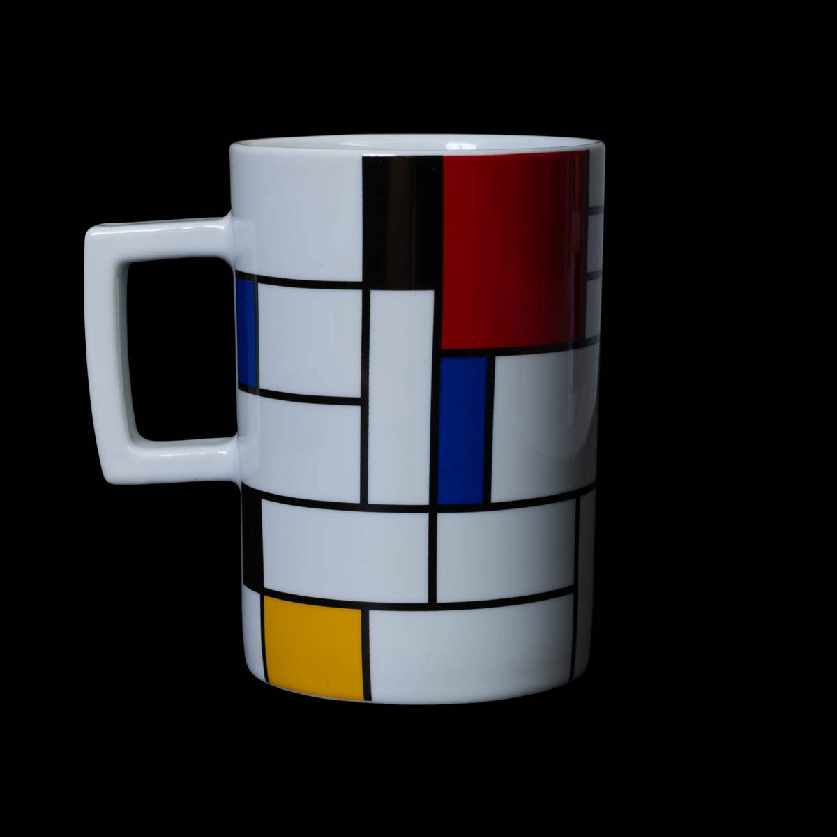 Mug Piet Mondrian : Large Fragments (détail n°2)