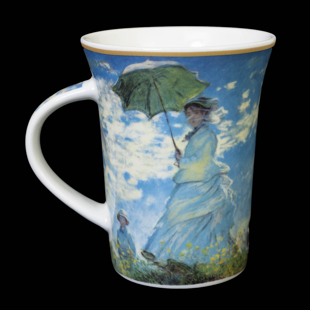 Mug Claude Monet, in porcellana : Donna con parasole, dettaglio n°2