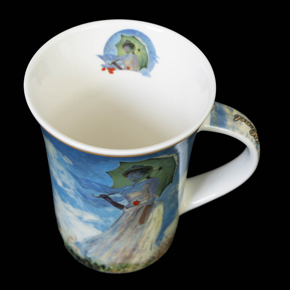 Mug Claude Monet, in porcellana : Donna con parasole, dettaglio n°3