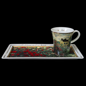 Set à café expresso Claude Monet : La maison de l'artiste (Goebel)
