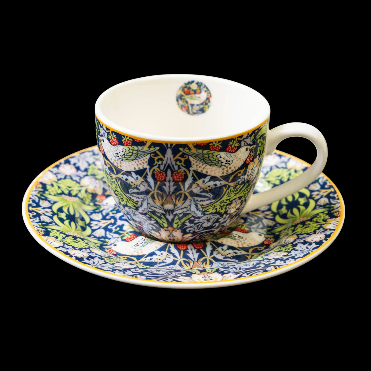 Set di 2 tazze Espresso William Morris, Strawberry Thief Blue (dettaglio n°3)