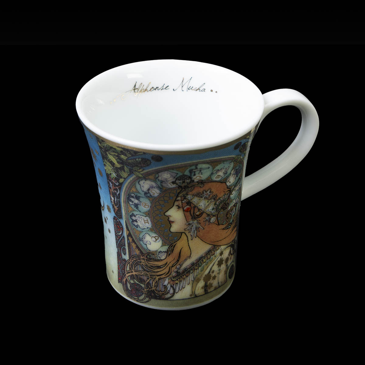 Set à café expresso Alphonse Mucha, Zodiac (tasse recto)
