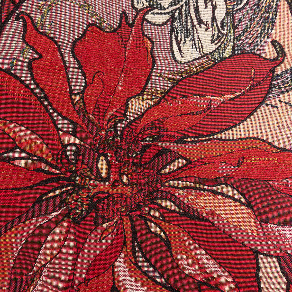 Tapisserie Alfons Mucha - Rubis, tenture murale (détail)