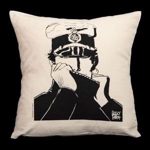 Hugo Pratt cushion : Corto Maltese : The Sailor