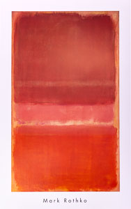 Affiche Mark Rothko : Sans titre Rouge, 1956