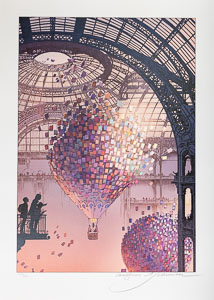 Lámina firmada y numerada François Schuiten : Festival du Livre de Paris (2026)