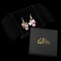 Louis C. Tiffany earrings : Dogwood blossoms (gift box)