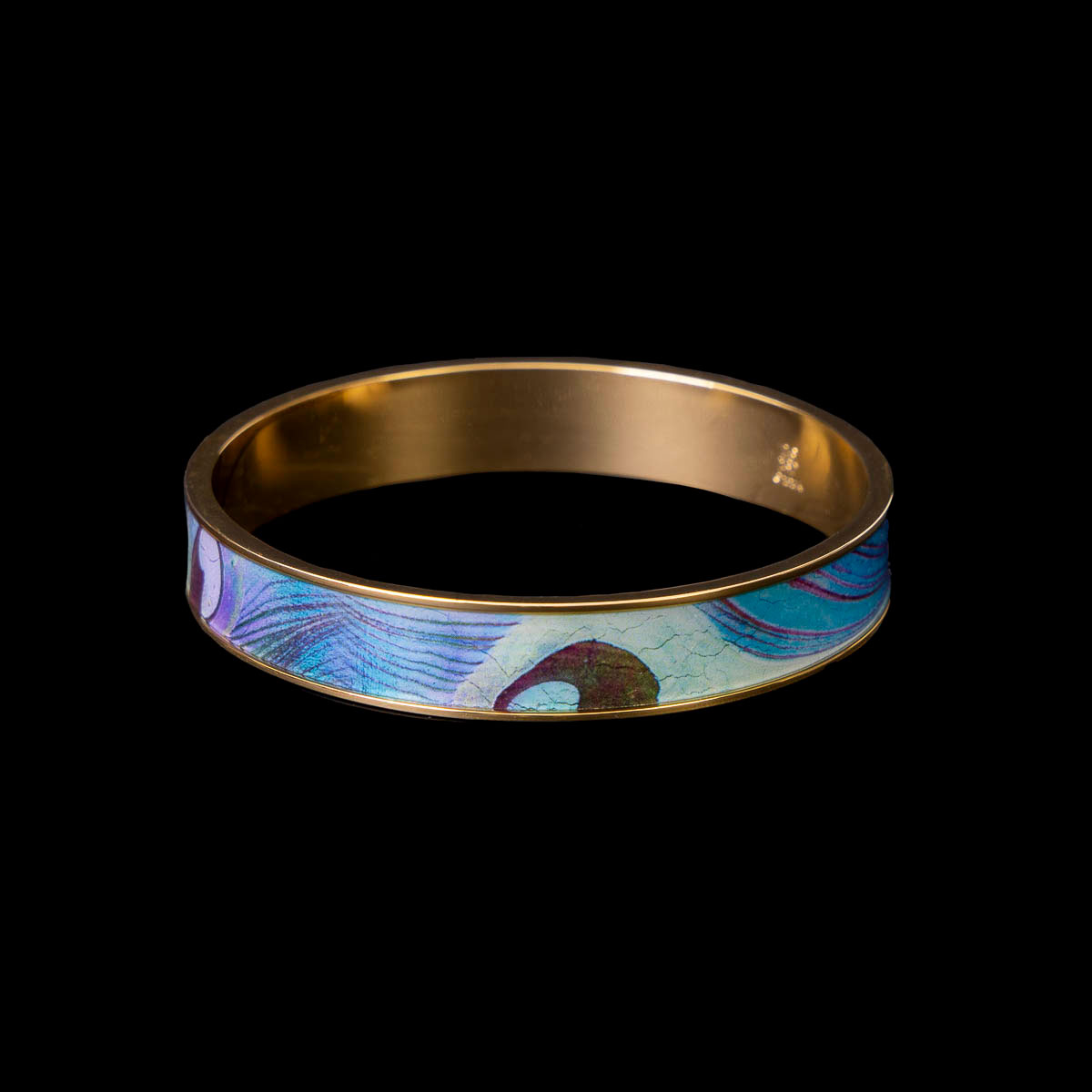 Bracelet inspired by Tiffany: Peacock feather (detail 1)