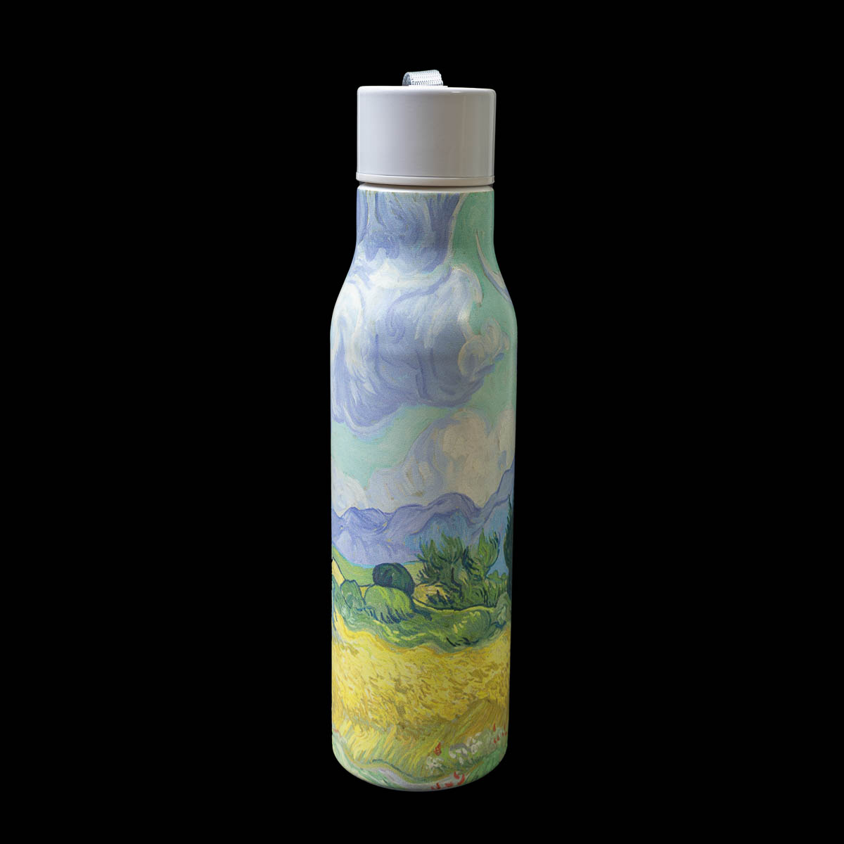 Bouteille isotherme Van Gogh : Champ de blé aux cyprès, détail n°2