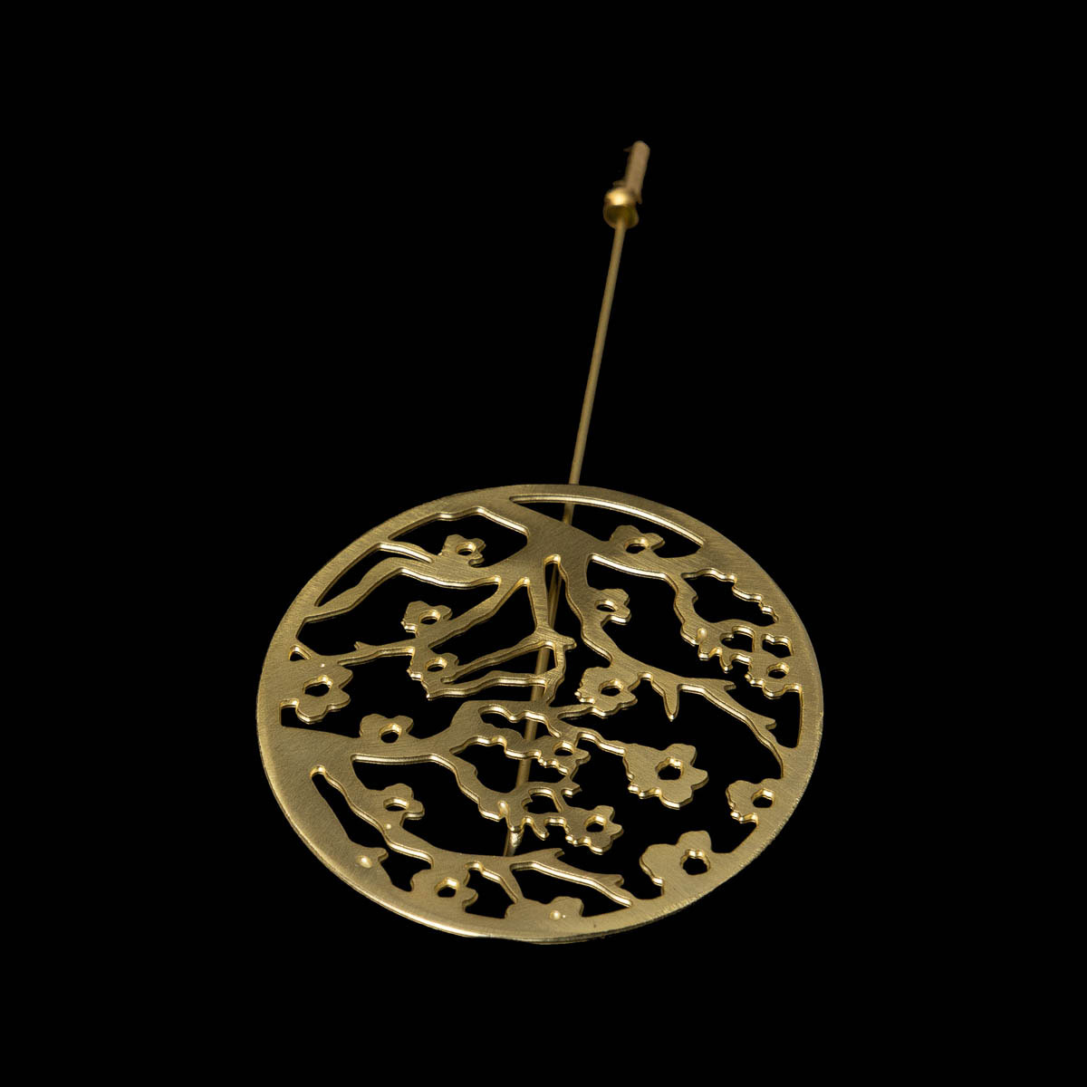 Broche inspirada en Van Gogh - El almendro en flor