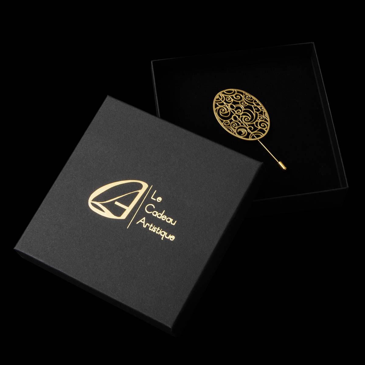 Broche inspirado en Van Gogh - La noche estrellada