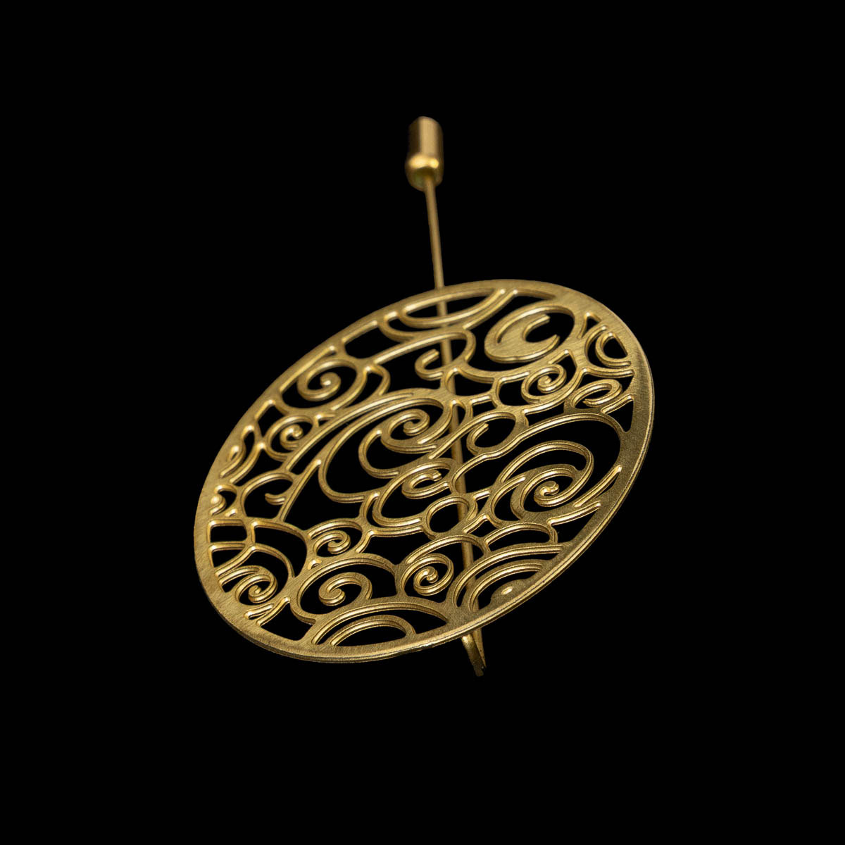 Broche inspirado en Van Gogh - La noche estrellada