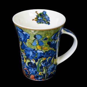 Mug Van Gogh - Les Iris - Forme Évasée (décor intérieur)