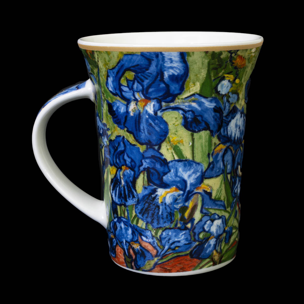 Mug Van Gogh - Les Iris - Forme Évasée (anse à gauche)