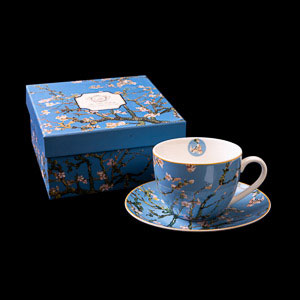 Vincent Van Gogh Porcelain Tea cup, Almond Tree (Duo)