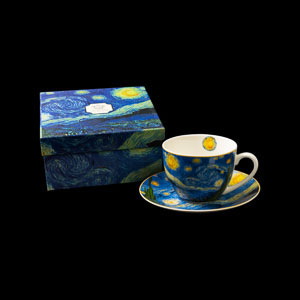 Tasse à thé Vincent Van Gogh, La nuit étoilée, (Duo)