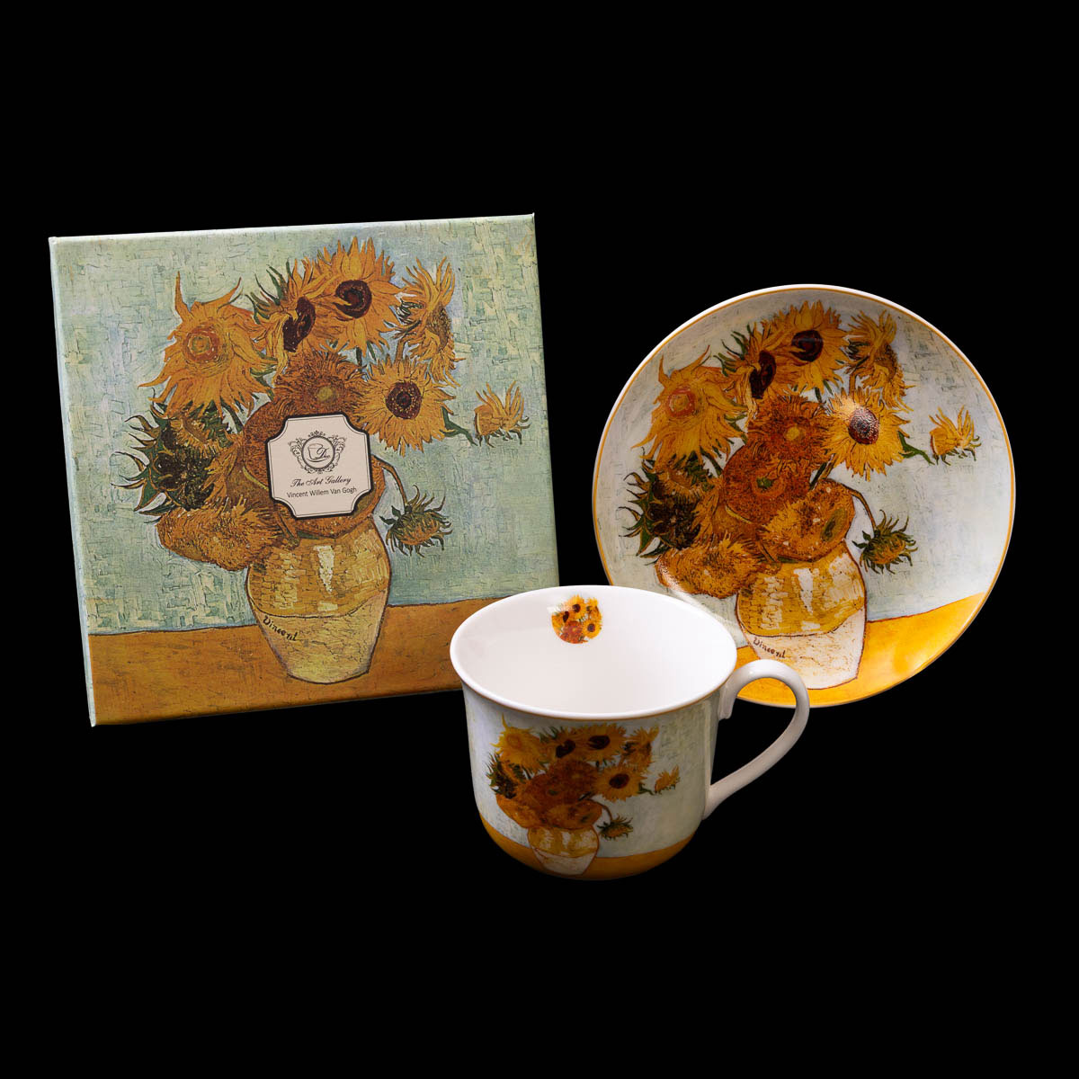 Vincent Van Gogh Tea cup and saucer : Sunflowers