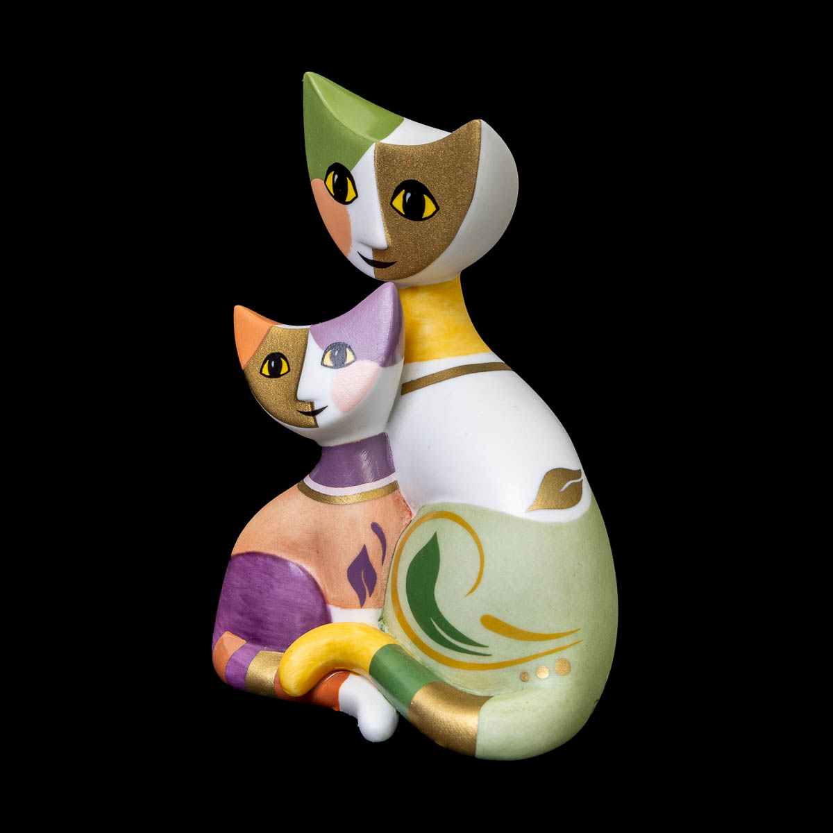 Figurine Rosina Wachtmeister, Silvia e Astro (détail n°1)