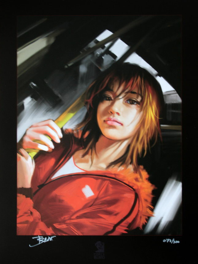 Fine Art Print BENJAMIN - Subway - signed and numbered - 40 x 30 cm - Art Print