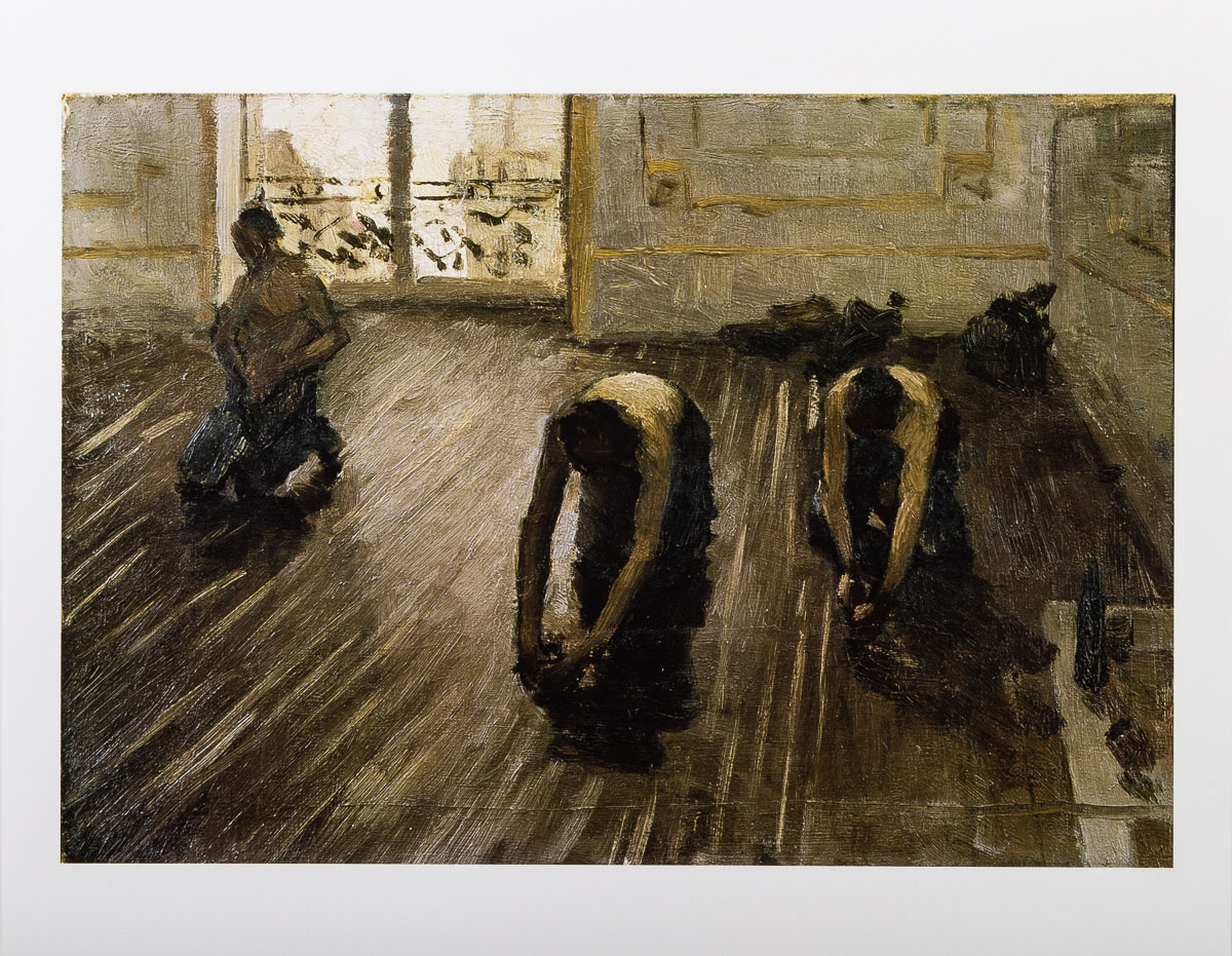 Art Print CAILLEBOTTE - Les Raboteurs de Parquet - 50 x 40 cm